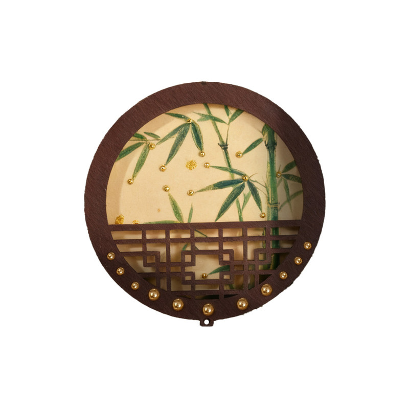 手工苗银宋锦冰箱贴diy材料包