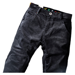 高品质弹力灯芯绒男士休闲裤新款宽松直筒拼接灯草绒裤子25春男款