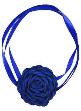 颈花逸怡仙布料时尚百搭织带女