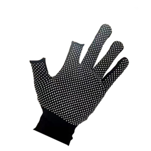 钓鱼手套不沾饵料防刺防水路亚男士飞磕垂钓防晒不沾饵露三指专用