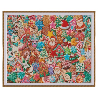 【ZZ6459-饼干庆典】十字绣2025新款客厅卧室自己绣简约小