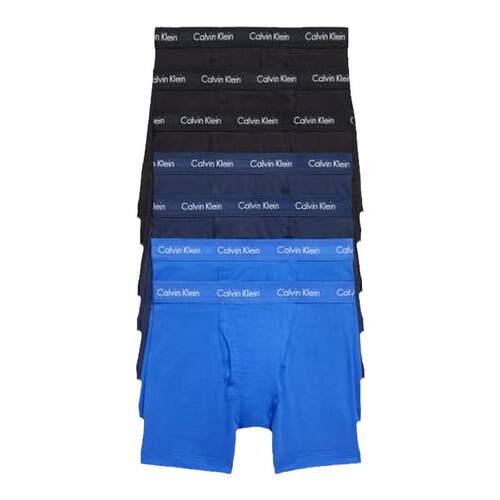 CK男士内裤四角平角7条装棉纯色Calvin Klein/凯文克莱送男友礼物