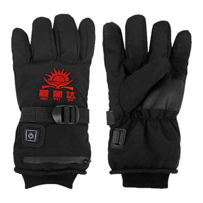 充电电热手套骑行加热手套电动车
