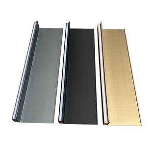 铝合金置物架发光层板金属隔板壁挂式客厅酒架储物架装饰书架带灯