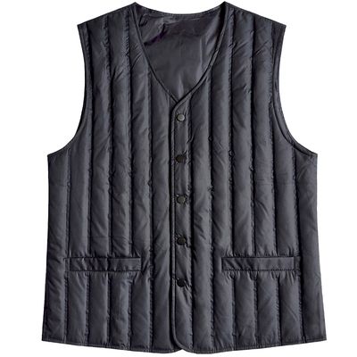 特胖爸爸轻薄真羽绒马甲内胆男老头加肥加大码中老年坎肩鸭绒背心