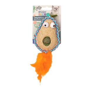 afp草编猫玩具自嗨解闷猫薄荷球响纸磨牙耐咬猫咪用品牛油果毛虫