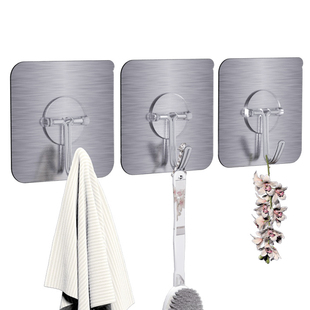 尚格兰挂钩强力粘胶承重吸盘无钉痕厨房浴室卫生间免打孔粘钩贴子