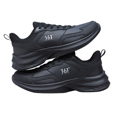 361休闲运动鞋皮面防水耐脏男鞋