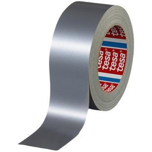 tesa德莎大力胶布基胶带影视摄影耐磨户外加固遮蔽修补帐篷无残胶银灰色防水密封汽车高强度加厚防风胶布4687