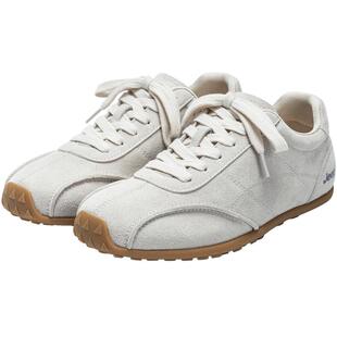 Jeep复古德训鞋女百搭休闲运动鞋2026春季轻便软底通勤女鞋旅游鞋