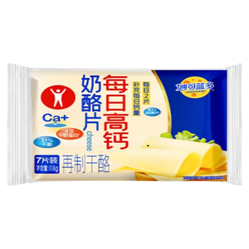 妙可蓝多高钙奶酪片7片装