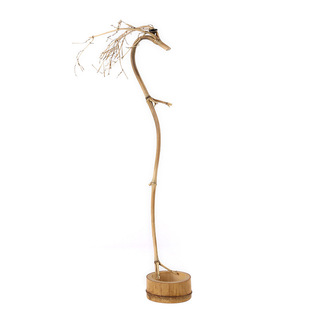 龙吐香龙腾复古纯手工竹枝龙挂香竹倒挂香座线香香插龙头香挂禅意