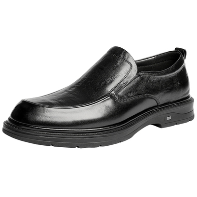 森达休闲皮鞋男2026春新商场同款一脚蹬真皮休闲鞋K7B02AM6