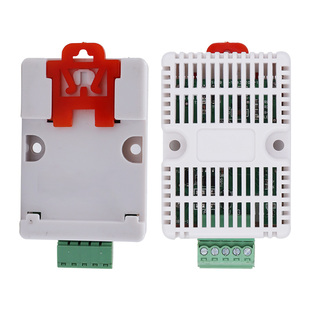 卡轨温湿度传感器485工业级液晶modbus协议显示温湿度记录仪