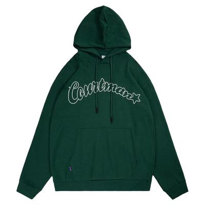 COURTMAN篮球连帽星标大logo卫衣
