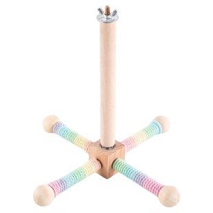 鹦鹉玩具旋转风车站架旋转方向盘虎皮牡丹玄凤磨爪秋千云梯玩具