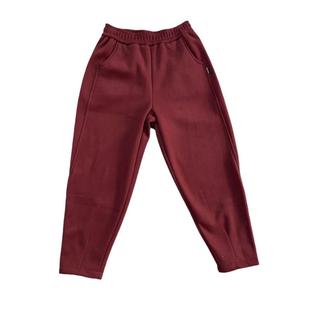 加绒加厚休闲裤女春冬小个子老爹裤宽松显瘦哈伦裤小脚九分萝卜裤