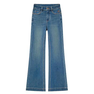 小蜜蜂【直筒微喇裤】牛仔裤女