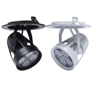 led轨道射灯3500K5000K两线轨道射灯4500K防眩光COB导轨三线明装