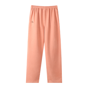 浪莎睡裤女款秋冬季加厚双面德绒长裤宽松可外穿薄绒保暖家居裤子