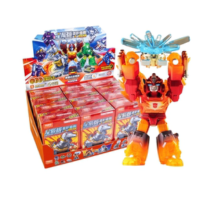 布鲁可变形金刚星辰版第五弹正版擎天柱5代4男孩四积木人盲盒玩具
