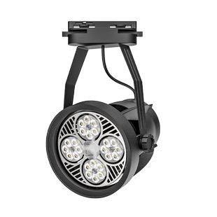 超亮服装店射灯led天花灯店铺商用par30轨道灯展厅导轨灯可调聚光