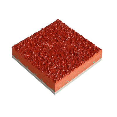 乐冠塑胶跑道颗粒材料PU施工