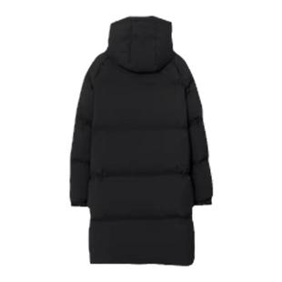 雪中飞品牌羽绒服女款过膝中长款大口袋新款可脱卸帽冬季加厚外套