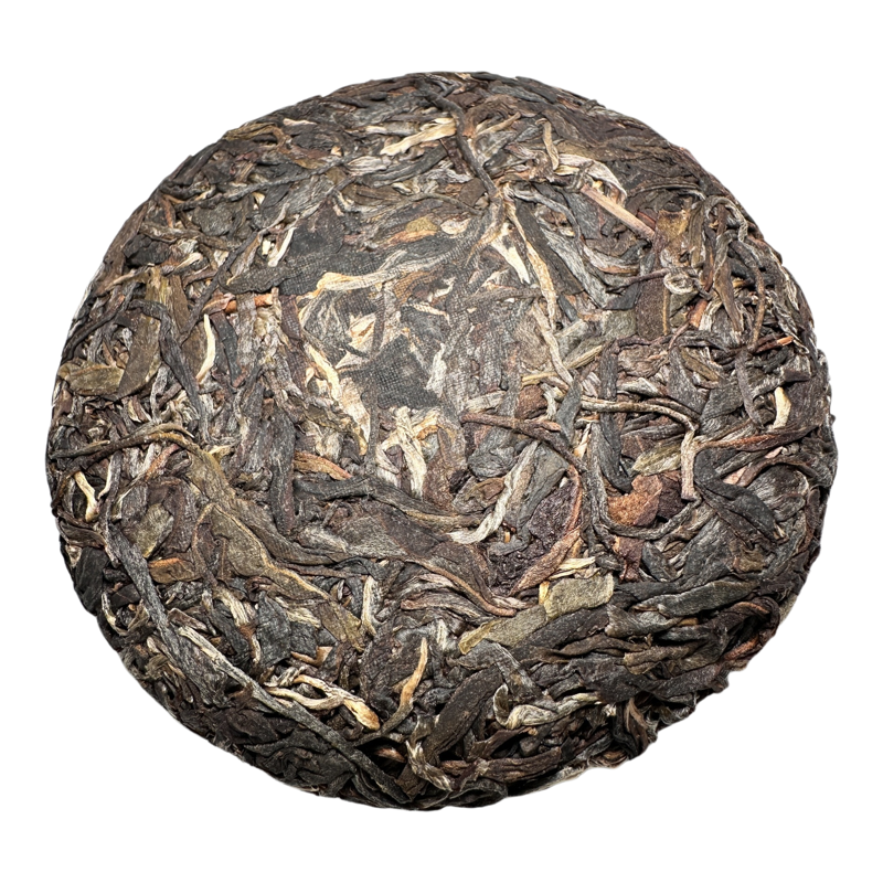 嘎巴茶普洱生茶100克饼茶叶GABA Black Tea野生古树春茶清香回甘