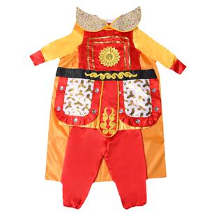 元旦春节孙悟空儿童长袖齐天大圣美猴王西游记角色扮演出服饰套装