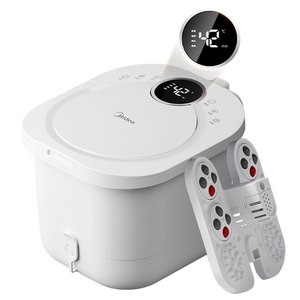 美的泡脚桶恒温按摩足浴盆杀菌洗脚桶