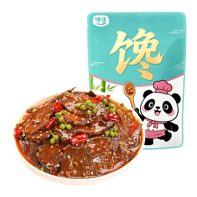 馋徒猪肝麻辣味100g真空包装干净