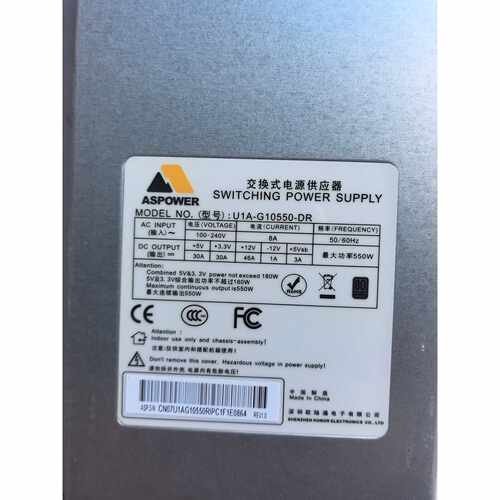 议价欧陆通U1AG10550DR550W电源模块R2维修