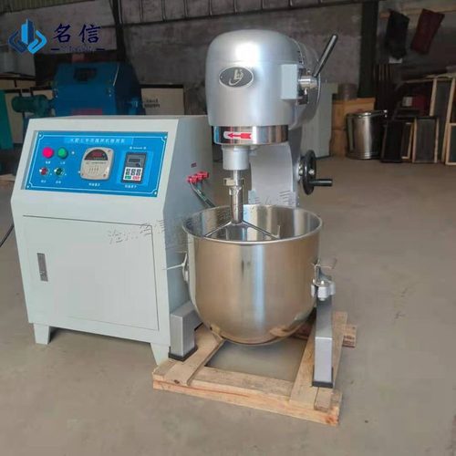 水泥土搅拌机 可调速行星式搅拌机 净浆材料搅拌