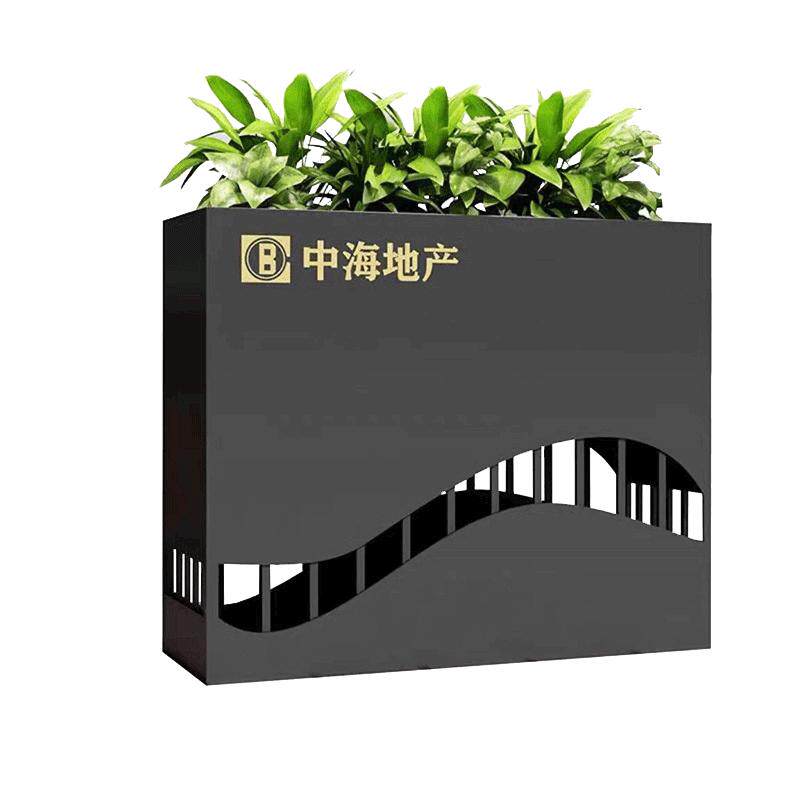 源头工厂定制各类不锈钢铁艺花箱