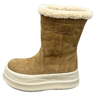 欧货加绒保暖厚底大棉短靴雪地靴