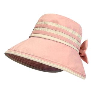 遮阳帽子女款渔夫帽遮脸百搭春夏季防紫外线大檐出游防晒2026盆帽