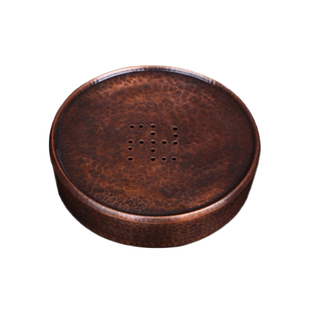 铜茶洗纯铜大号茶盂水盂带盖建水壶承干泡台茶盘手工茶具零配