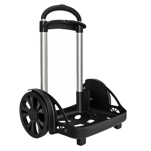 高中生书包拉杆架超大轮静音双肩包通用爬楼梯拖车初中生背包拉车