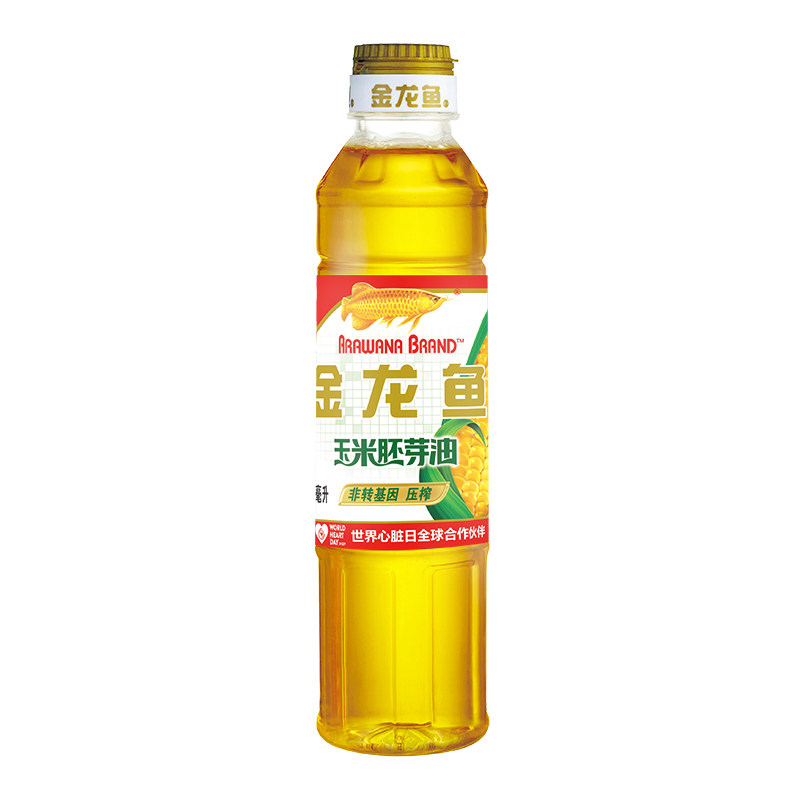 金龙鱼玉米胚芽油稻米油外婆乡小榨菜籽油大豆油食用油400ml/瓶装