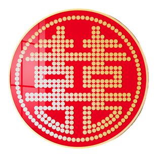 百喜图手工diy硬币五毛喜帖5角钱喜字自制送新人闺蜜相框礼物装饰