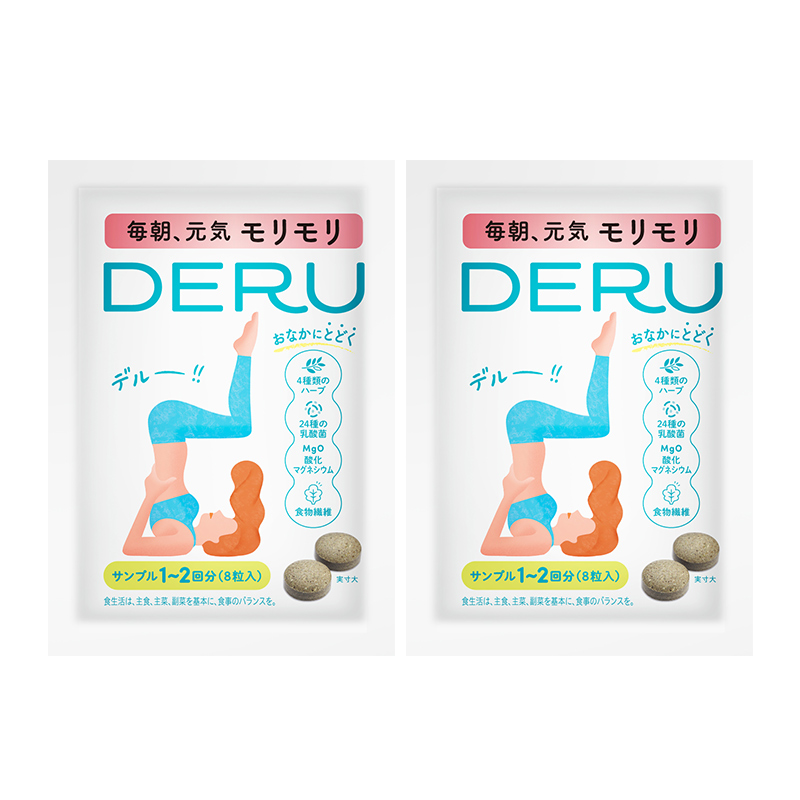【预售】日本SVELTY丝蓓缇DERU噗通片酵素益生菌植物夜间膳食纤维