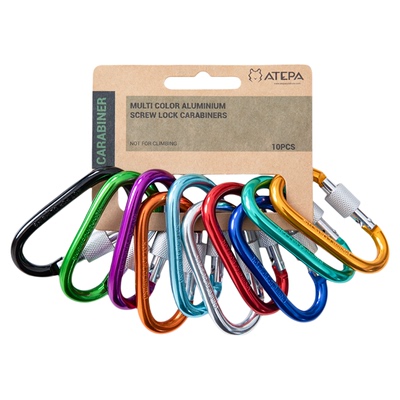 ATEPA户外登山扣挂钩10件装