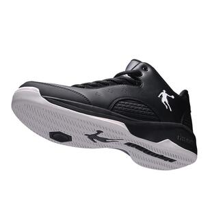 乔丹黑色篮球鞋低帮黑色男士运动鞋正品耐磨球鞋学生水泥比赛战靴