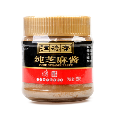 汪德荣焙煎纯芝麻酱220g沙拉凉皮