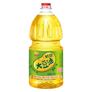 金龙鱼精选大豆油1.8L精炼一级大豆油食用油家用炒菜植物油