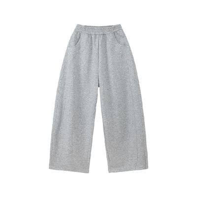 左西男童铆钉弧形华棉柔软弯刀裤