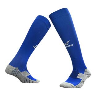 防滑锦纶长筒足球袜子成人儿童款毛巾底实战过膝透气训练运动袜
