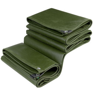 超厚双面防雨帆布防雨布防水防晒篷布货车雨布遮阳遮雨蓬布雨棚布