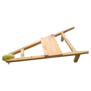 亲子活动道具木头手推车独轮车小推车小孩子户外游戏推车竹木玩具